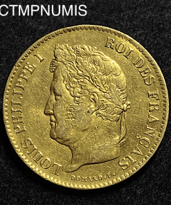 ,MONNAIE,ROYALE,40,FRANCS,OR,LOUIS,PHILIPPE,1833,