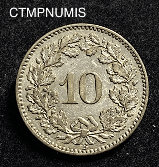 ,MONNAIE,SUISSE,10,CENTIMES,1873,BERNE,