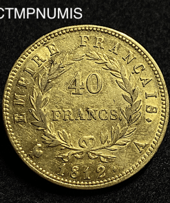 ,MONNAIE,EMPIRE,40,FRANCS,OR,NAPOLEON,1812,