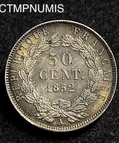,MONNAIE,50,CENTIMES,NAPOLEON,1852,