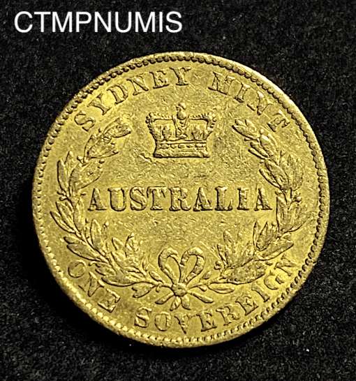 ,MONNAIE,AUSTRALIE,SOUVERAIN,1864,OR,