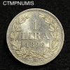 MONNAIE,ITALIE,SAN,MARIN,1,LIRE,ARGENT,1898,SPL,