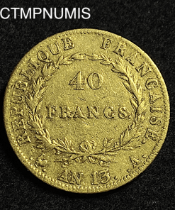 ,MONNAIE,40,FRANCS,OR,NAPOLEON,AN,13,