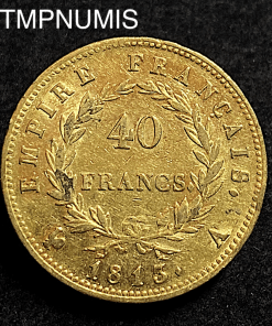 ,MONNAIE,EMPIRE,40,FRANCS,OR,NAPOLEON,1813,