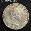 ,MONNAIE,ITALIE,5,LIRE,ARGENT,1828,TURIN,