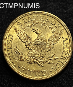 ,MONNAIE,ETATS,UNIS,5,DOLLAR,OR,1880,