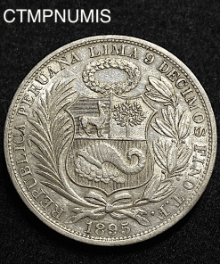 ,MONNAIE,PEROU,1,SOL,ARGENT,1895,