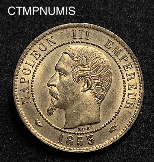 ,MONNAIE,10,CENTIMES,NAPOLEON,III,1853,