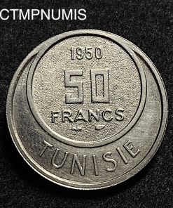 ,MONNAIE,TUNISIE,ESSAI,50,FRANCS,1950,