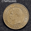 ,MONNAIE,2,CENTIMES,NAPOLEON,1855,D,LYON,
