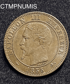 ,MONNAIE,2,CENTIMES,NAPOLEON,1855,D,LYON,