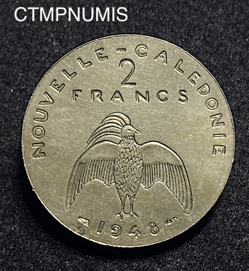 ,MONNAIE,NOUVELLE,CALEDONIE,ESSAI,2,FRANCS,1948,