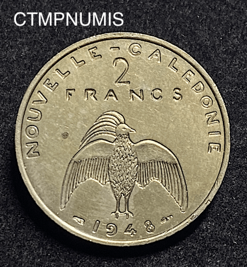 ,MONNAIE,NOUVELLE,CALEDONIE,ESSAI,2,FRANCS,1948,