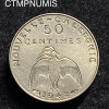 ,MONNAIE,NOUVELLE,CALEDONIE,50,CENTIMES,ESSAI,1948,