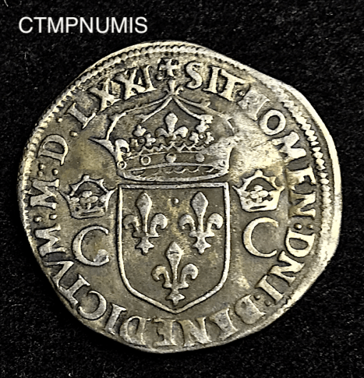 ,MONNAIE,ROYALE,TESTON,ARGENT,CHARLE,IX,1571,M,TOULOUSE,