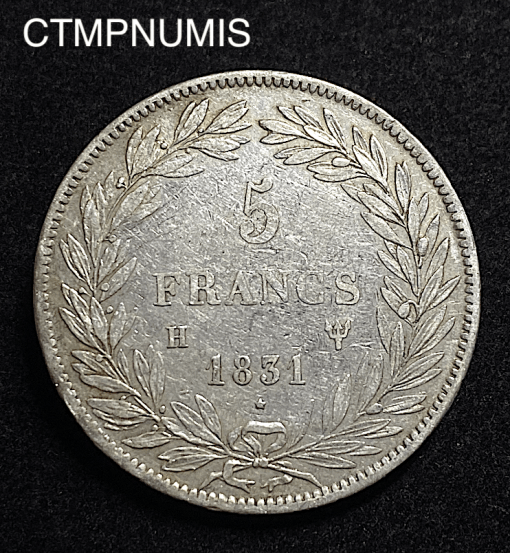 ,MONNAIE,ROYALE,LOUIS,PHILIPPE,5,FRANCS,1831,H,LA,ROCHELLE,