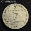 ,MONNAIE,OCEANIE,ESSAI,2,FRANCS,1948,