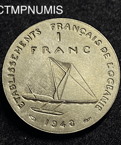 ,MONNAIE,OCEANIE,1,FRANC,ESSAI,1948,
