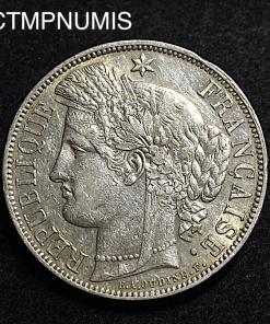 ,MONNAIE,5,FRANCS,ARGENT,CERES,1870,