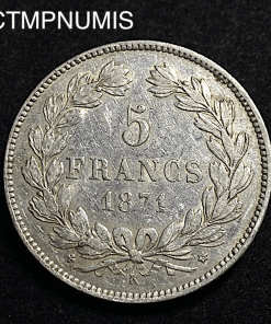 ,MONNAIE,5,FRANCS,CERES,1871,K,BORDEAUX,