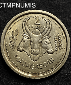 ,MONNAIE,MADAGASCAR,ESSAI,2,FRANCS,1948,SPL,