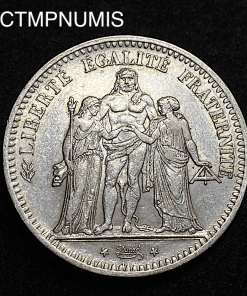 ,MONNAIE,5,FRANCS,ARGENT,HERCULE,1848,