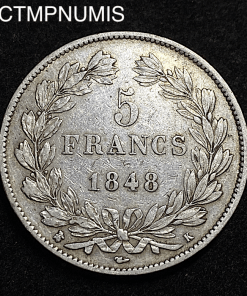 ,MONNAIE,ROYALE,5,FRANCS,LOUIS,PHILIPPE,1848,BORDEAUX,