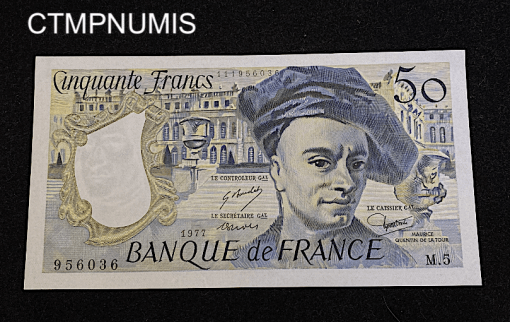 ,BILLET,50,FRANCS,QUENTIN,1977,