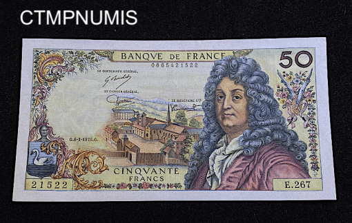 ,BILLET,50,FRANCS,RACINE,6,03,1975,