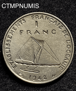 ,MONNAIE,OCEANIE,ESSAI,1,FRANC,1948,