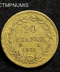 ,MONNAIE,ROYALE,20,FRANCS,OR,LOUIS,PHILIPPE,1831,