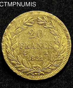 ,MONNAIE,ROYALE,20,FRANCS,OR,LOUIS,PHILIPPE,1831,