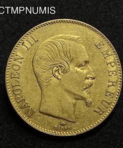 ,MONNAIE,EMPIRE,100,FRANCS,OR,NAPOLEON,1859,BB,STRASBOURG,