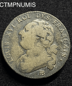 ,MONNAIE,12,DENIERS,LOUIS,XVI,1792,BB,STRASBOURG,