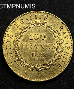 ,MONNAIE,100,FRANCS,OR,GENIE,1882,