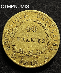 ,MONNAIE,40,FRANCS,OR,NAPOLEON,AN,13,