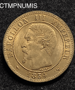 ,MONNAIE,EMPIRE,2,CENTIMES,NAPOLEON,1854,W,LILLE,