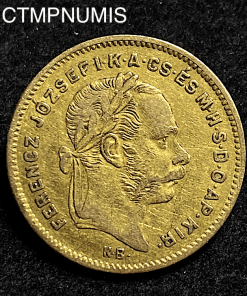 ,MONNAIE,HONGRIE,10,FRANCS,4,FORINT,OR,1873,