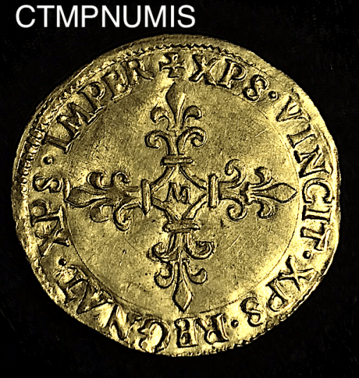 ,MONNAIE,ROYALE,CHARLES,IX,ECU,OR,1567,M,TOULOUSE,