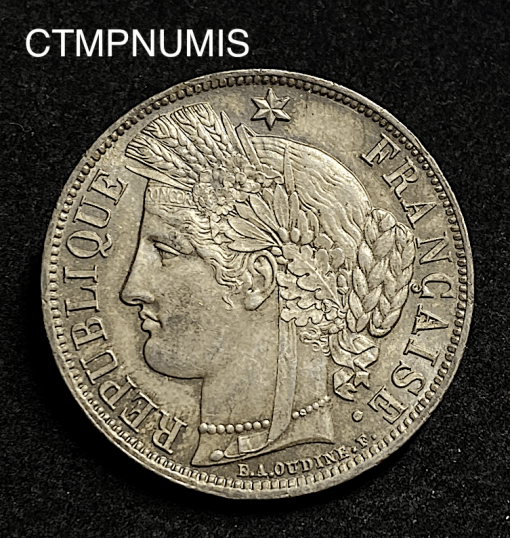 ,MONNAIE,5,FRANCS,ARGENT,CERES,1870,SPL,