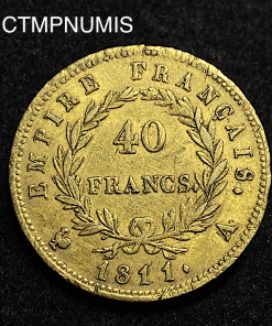 ,MONNAIE,EMPIRE,40,FRANCS,OR,NAPOLEON,1811,