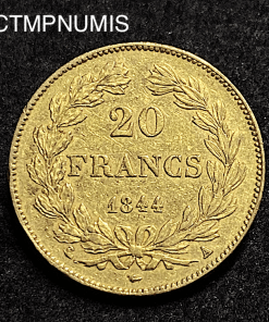 ,MONNAIE,ROYALE,20,FRANCS,OR,LOUIS,PHILIPPE,1844,