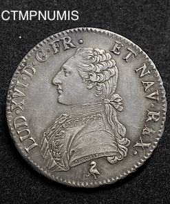 ,MONNAIE,ROYALE,ECU,ARGENT,1784,SUP,LOUIS,XVI,