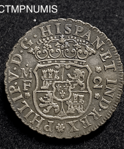 ,MONNAIE,MEXIQUE,2,REALES,ARGENT,1736,MEXICO,