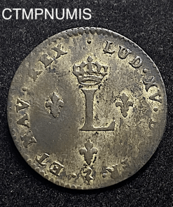 ,MONNAIE,ROYALE,LOUIS,XV,DOUBLE,SOL,1747,W,LILLE,