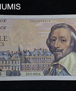 ,BILLET,1000,FRANCS,RICHELIEU,7,01,1954,NEUF,