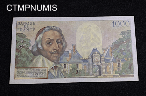 ,BILLET,1000,FRANCS,RICHELIEU,7,01,1954,NEUF,