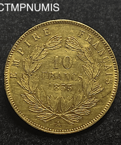 ,MONNAIE,EMPIRE,10,FRANCS,OR,NAPOLEON,1855,