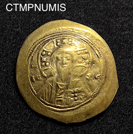 ,MONNAIE,BYSANTINE,NOMISMA,OR,MICHEL,VII,