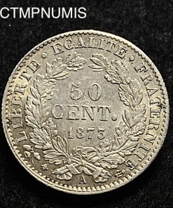 ,MONNAIE,50,CENTIMES,ARGENT,CERES,1873,